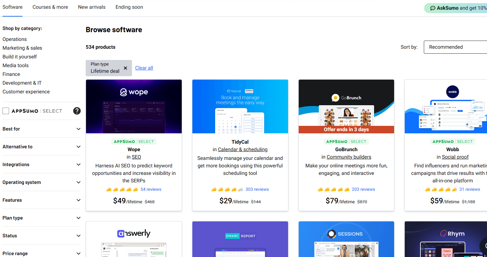 AppSumo Alternativas: Encuentra increíbles ofertas en sitios similares a AppSumo 10 image-20231208193418439