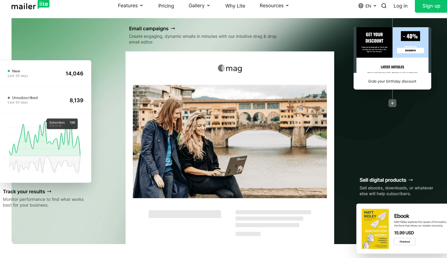 9 mejores alternativas a Mailchimp :tanto gratuitas como de pago 5 mailerlite