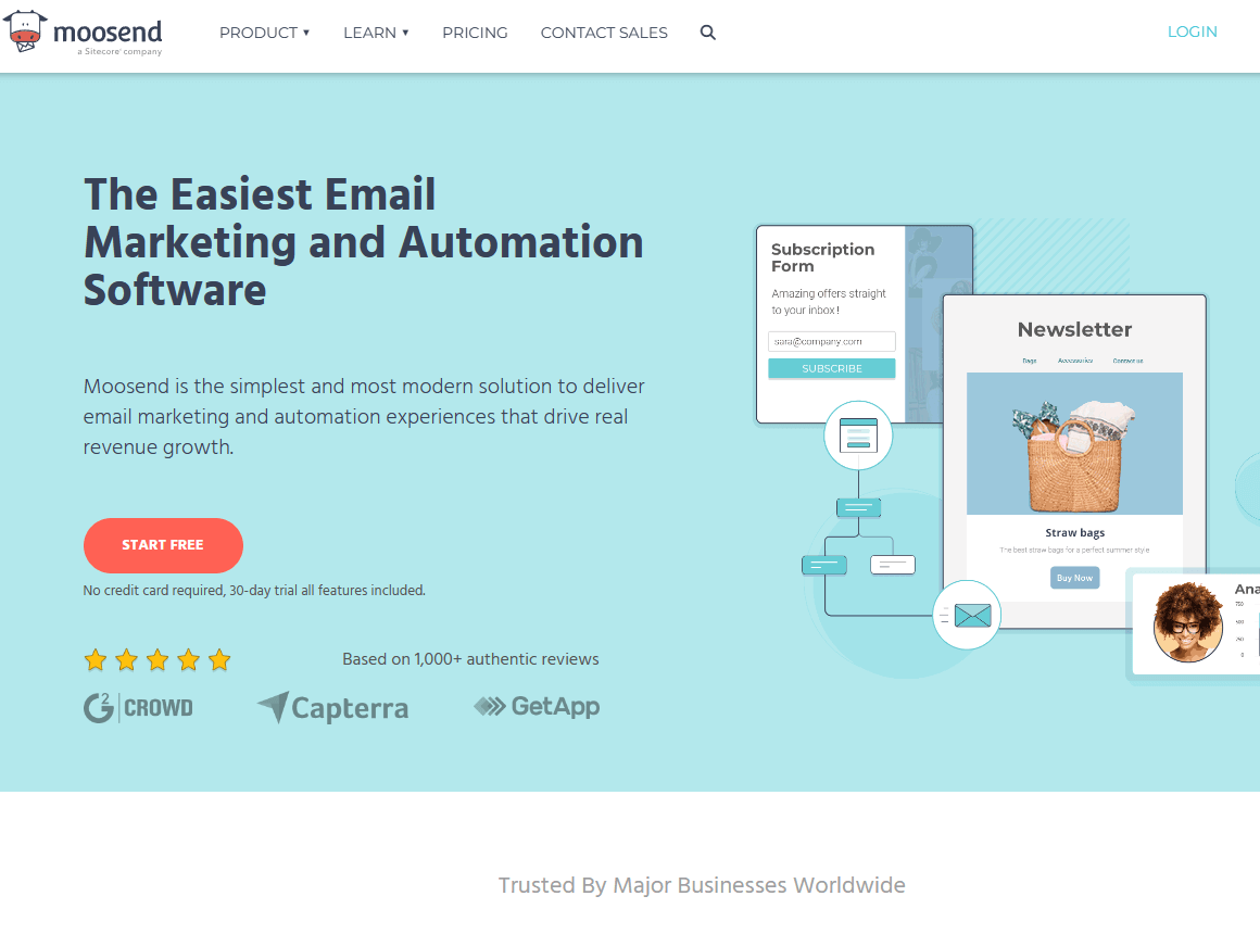 9 mejores alternativas a Mailchimp :tanto gratuitas como de pago 7 moosend